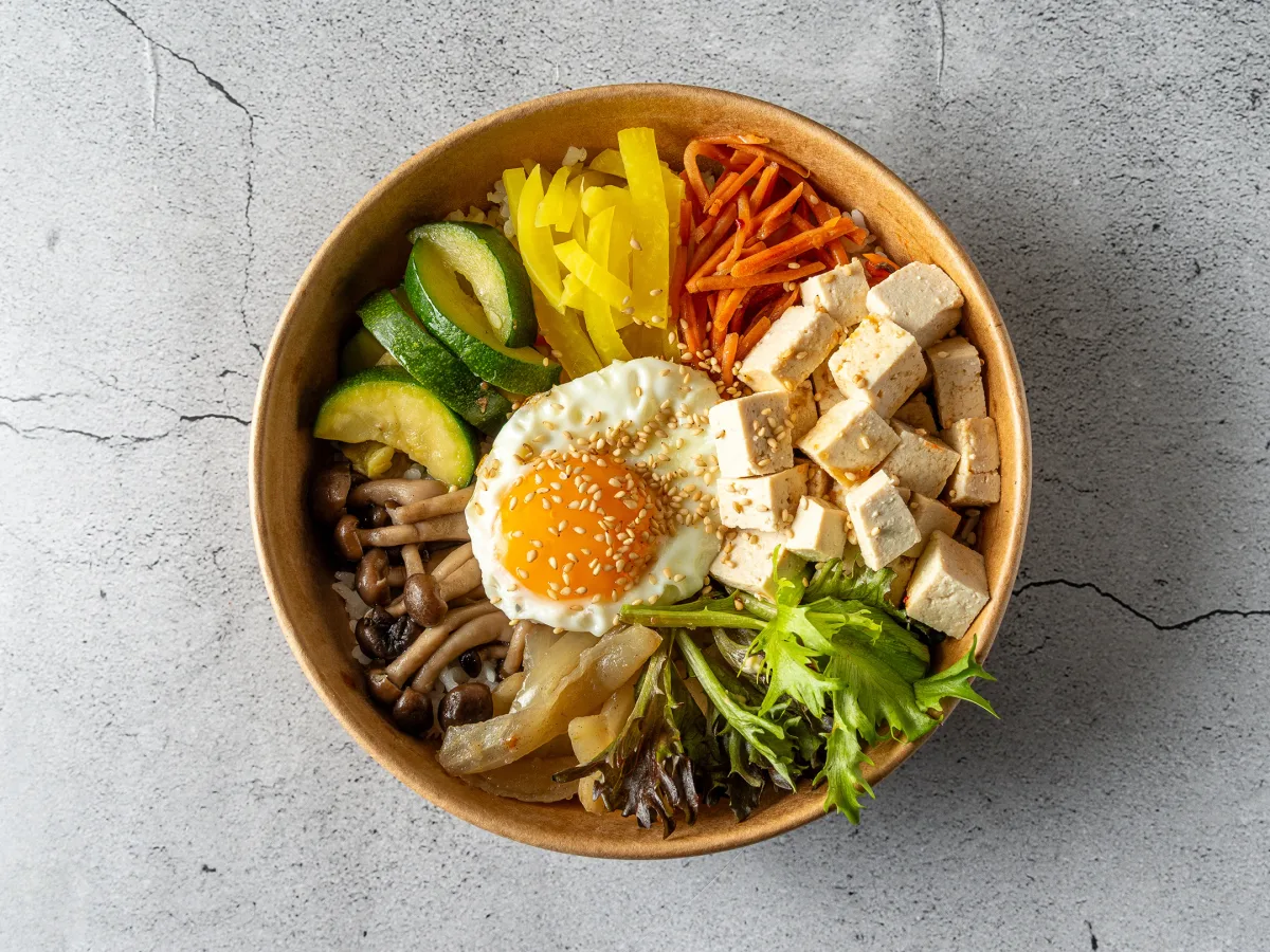 Bibimbap - Gemüse - klein