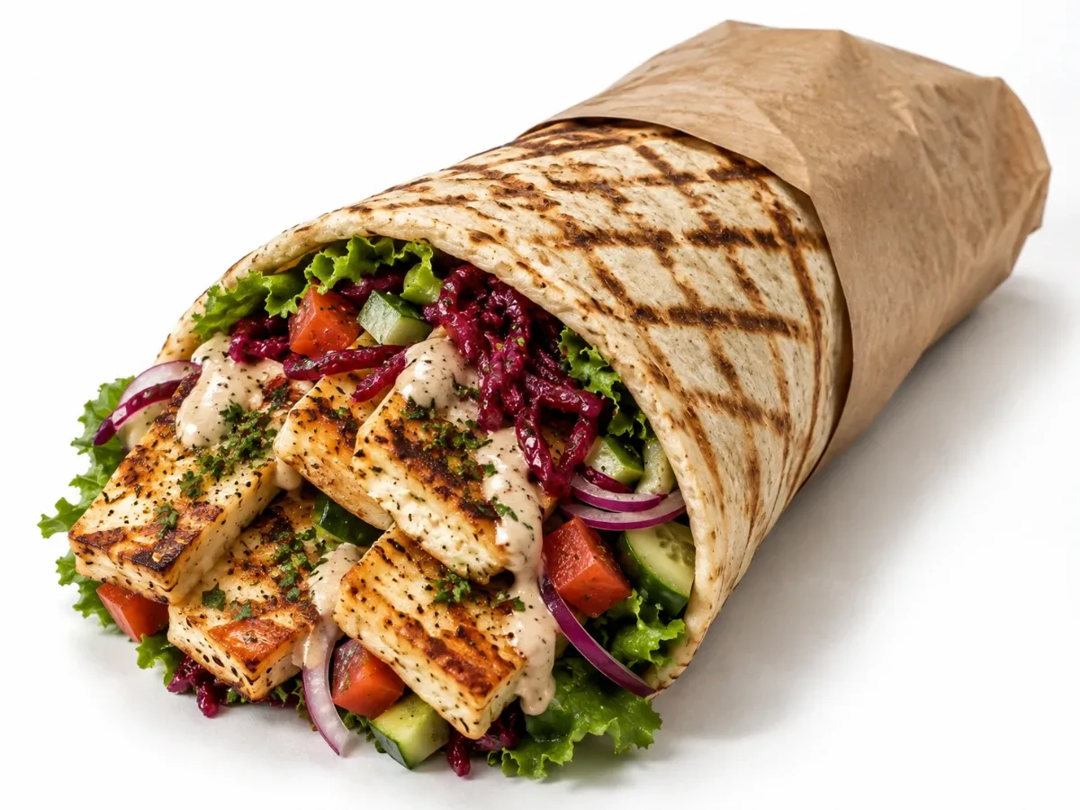 Hallumi roll (vegetarian)