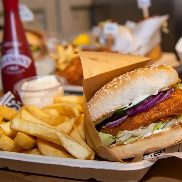 Fiskeburger Menu