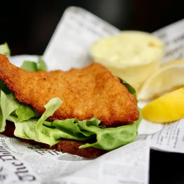 Fisk på rugbrød