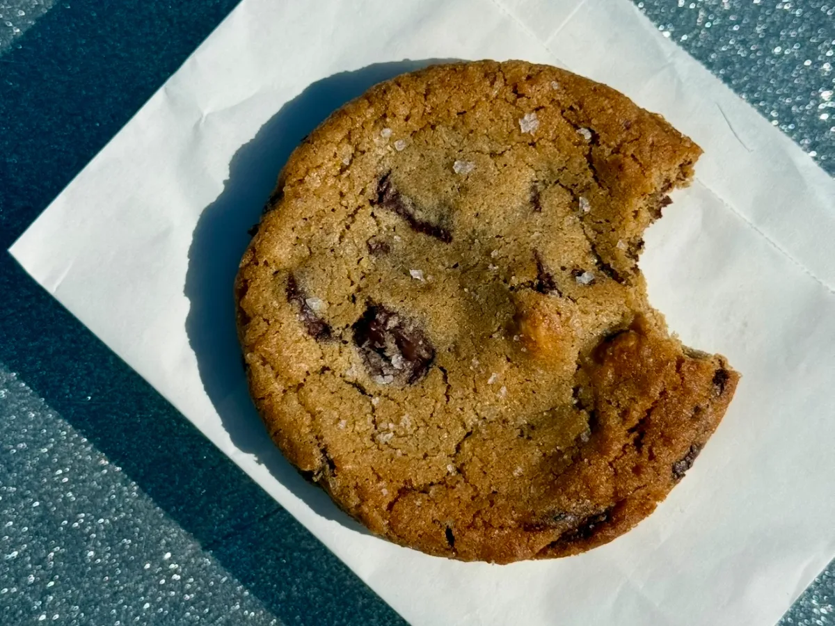 Cookie mit Haselnüssen/Meersalz