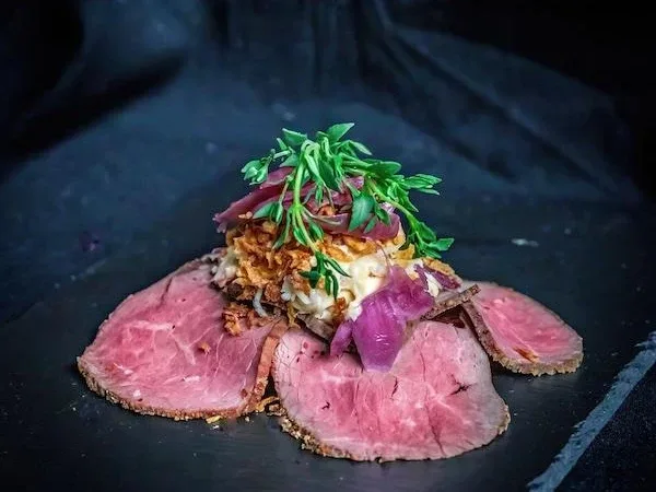 Smørrebrød mit Roastbeef