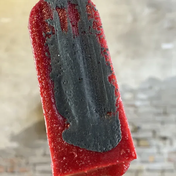 Hindbær/Lakrids sorbet