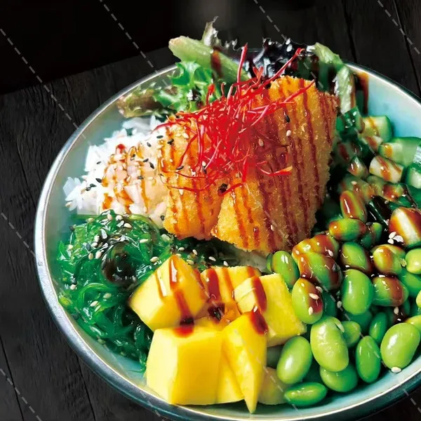 Crunch Salmon Bowl