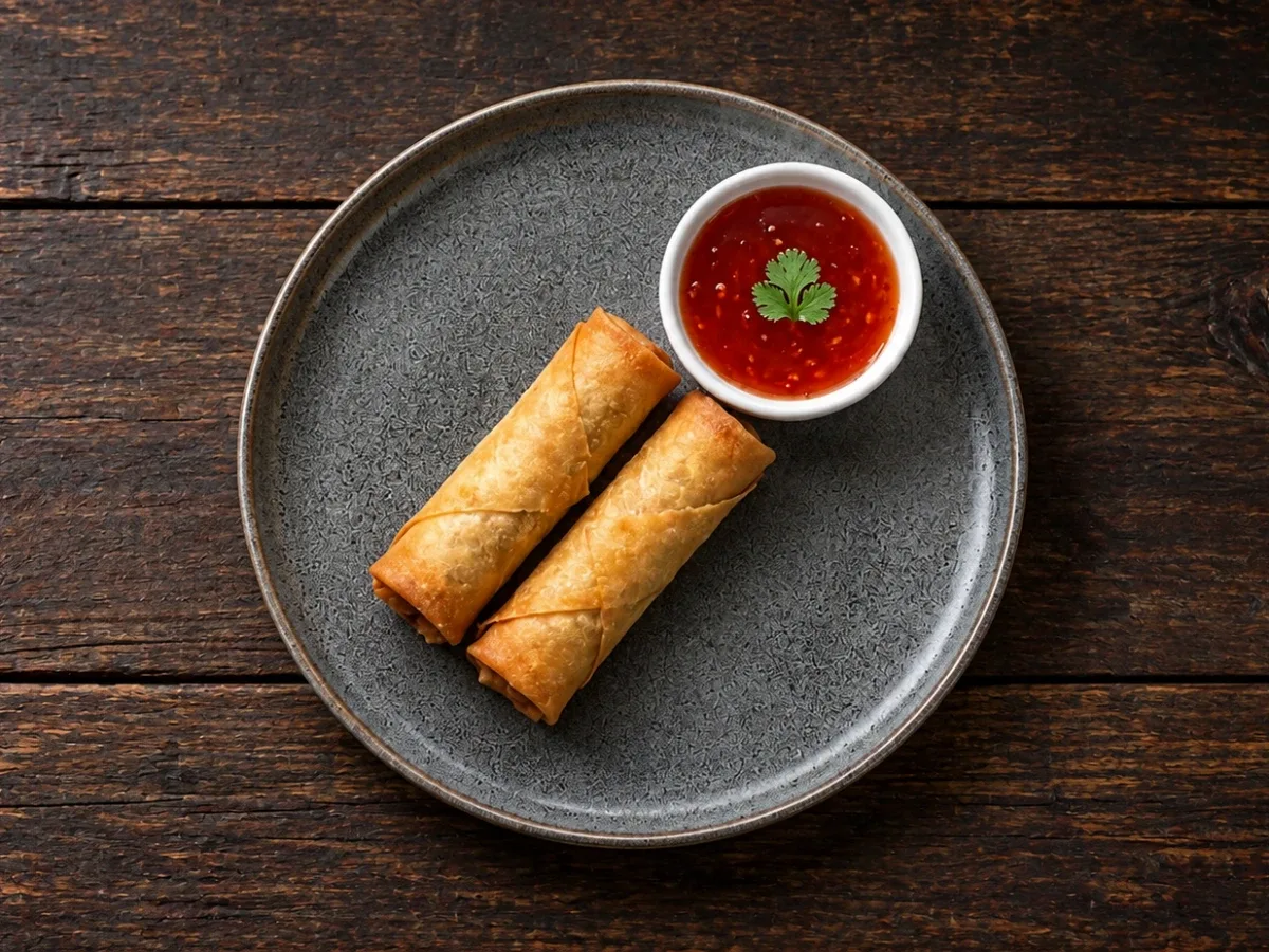 Hähnchen-Frühlingsrolle