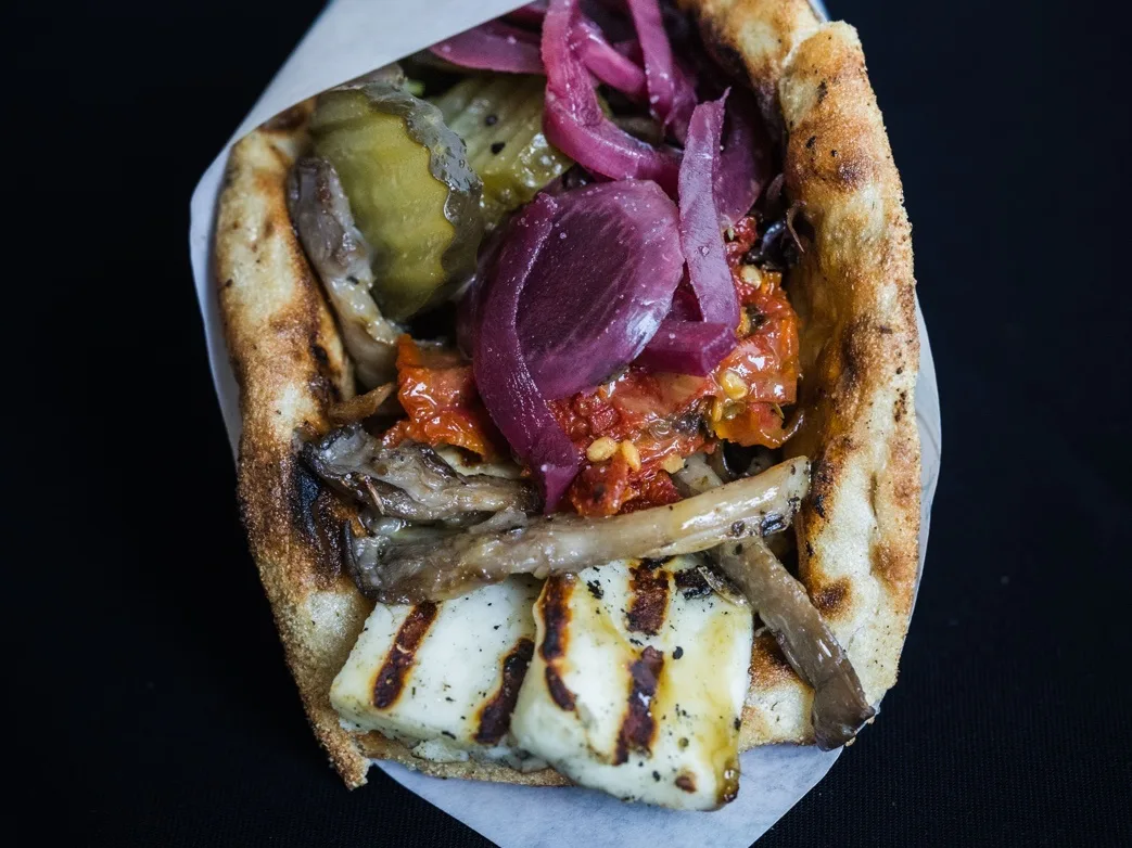 Gigas Souvlaki Halloumi - Wrap oder Combo