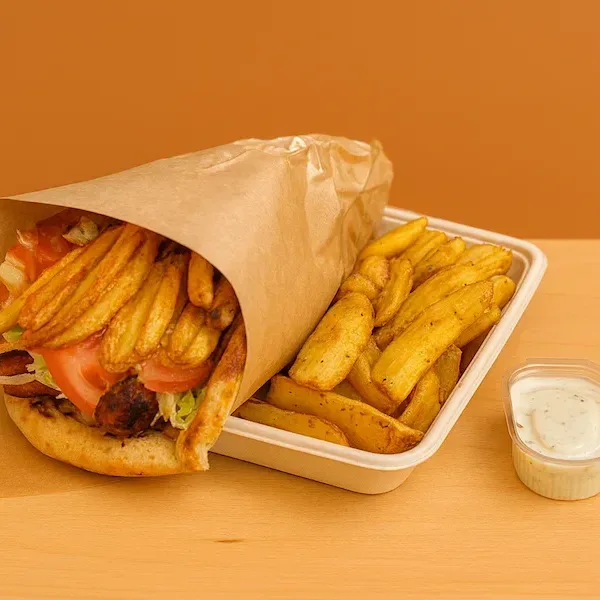 Gigas Souvlaki Kød Menu
