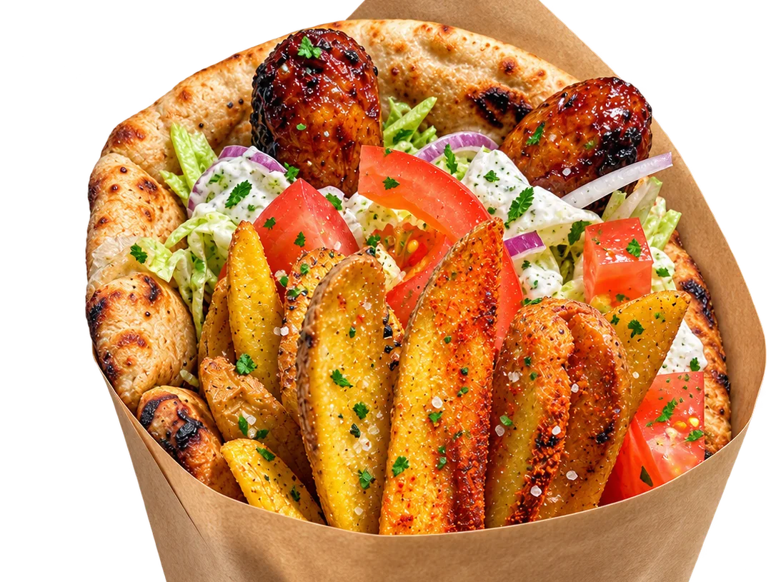 Gigas Souvlaki Hähnchen - Wrap oder Combo
