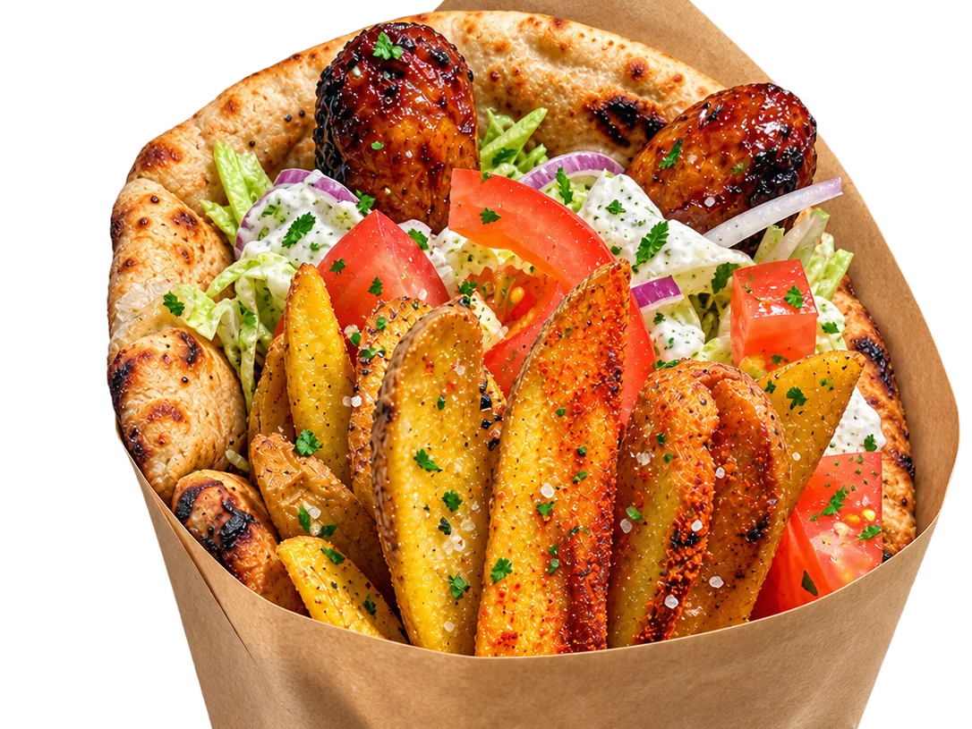 Gigas Souvlaki Bifteki - Wrap oder Combo
