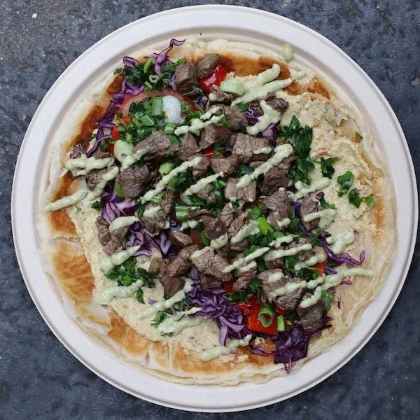 Malawach wrap - Okse