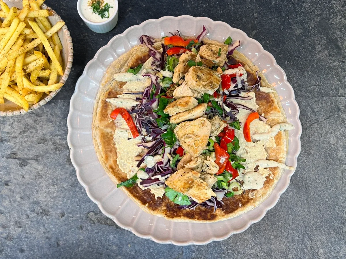 Malawach-Wrap - Hähnchen
